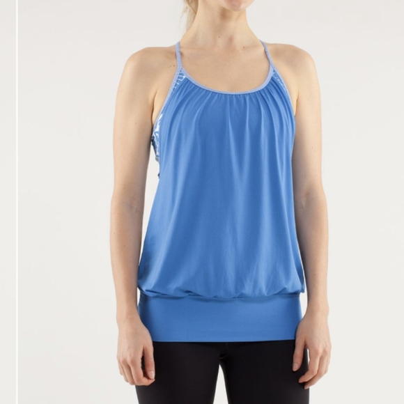 Lululemon No Limits Tank in Porcelaine / Beachy Floral - Picture 4 of 5
